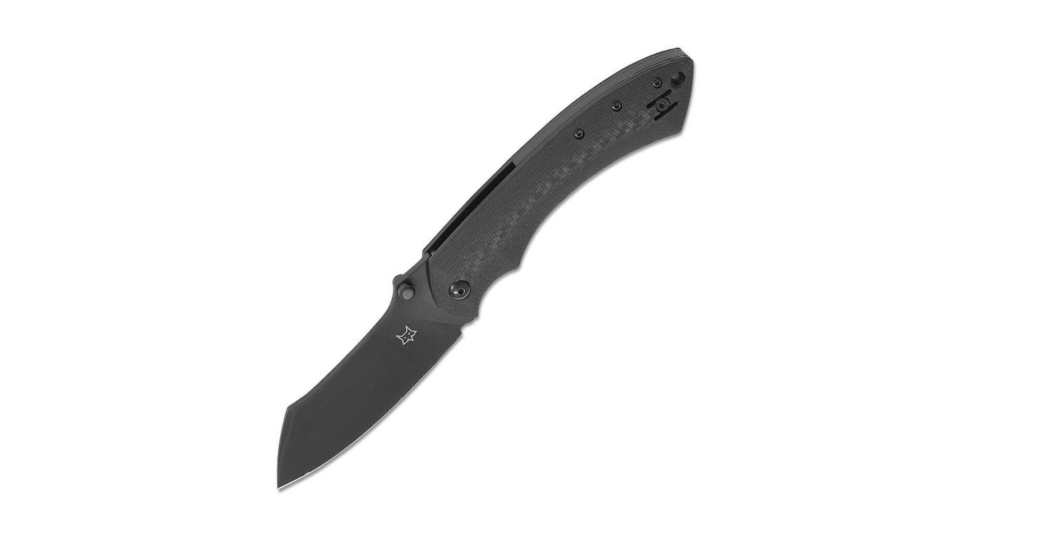 E-shop FOX Knives FX-534 CF Kmaxrom Pelican vreckový nôž 9 cm, čierna, uhlíkové vlákna