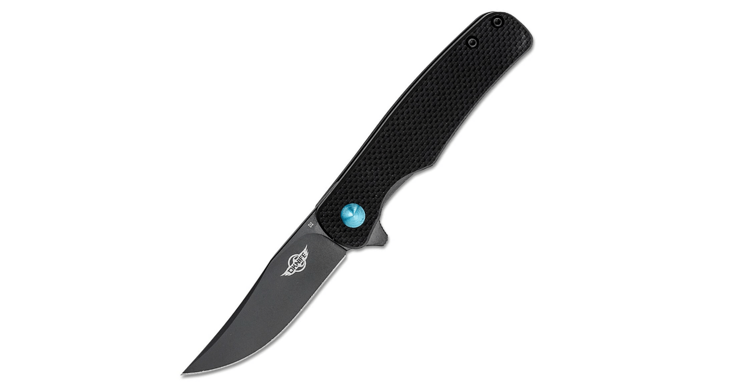 E-shop Oknife Mini Chital (Black) vreckový nôž 7 cm, celočierny, G10