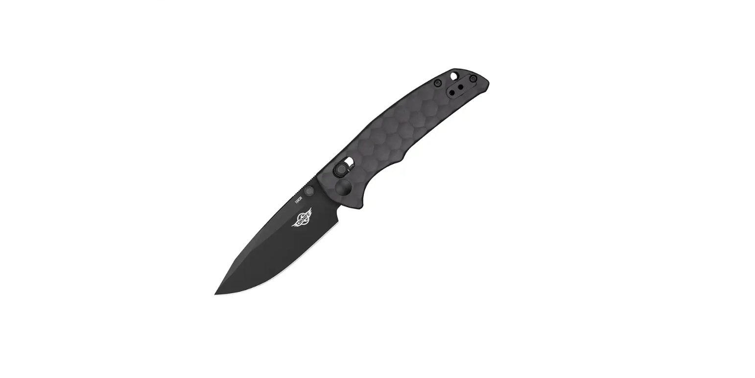 E-shop Oknife Rubato 3 (Gunmetal Grey) vreckový nôž 7,5 cm, čierna, sivá, hliník