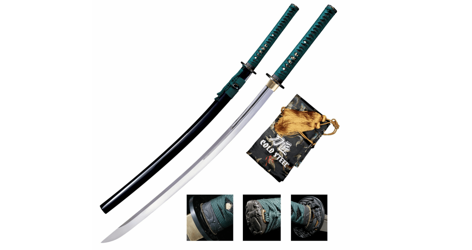 E-shop Cold Steel 88DK Dragonfly Katana meč 74,3 cm, drevo, koža, hodváb, drevené puzdro