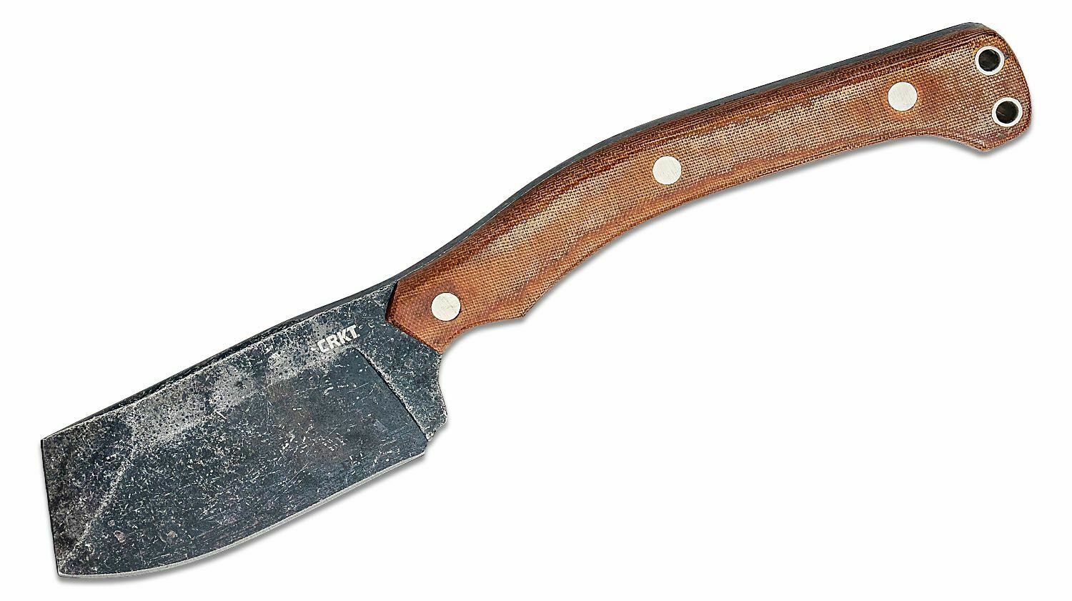 E-shop CRKT CR-2014 Razel™ Nax Brown vonkajší nôž 11 cm, Micarta, hnedá, puzdro z termoplastu