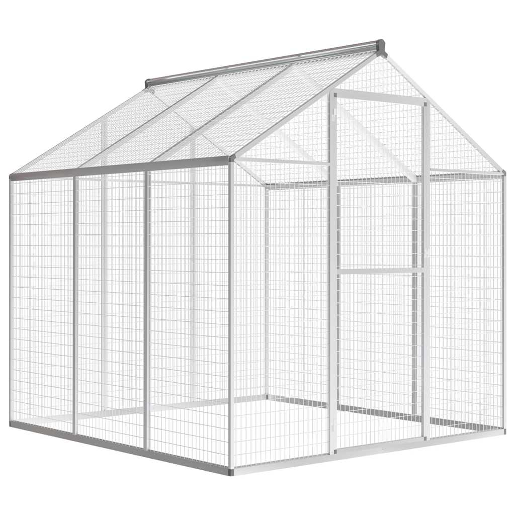 E-shop Multidom Voliéra na vonkajšie použitie hliníková 183x178x194 cm