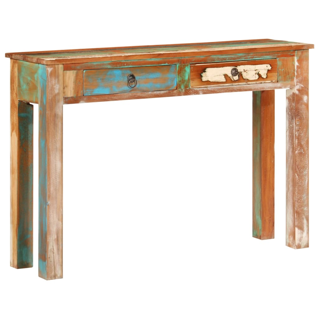 E-shop Multidom Konzolový stolík 110x30x75 cm recyklovaný masív