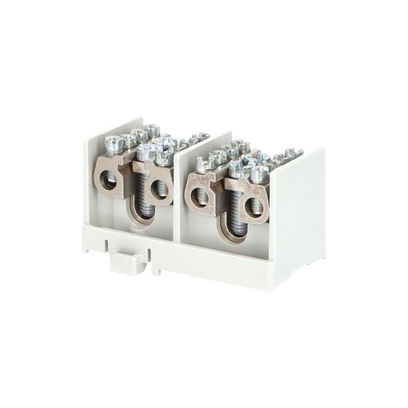 E-shop Eleman Svorkovnice stoupací HAK/2/35D, nekrytá, 100A, 2pól., na pól:1x35mm2 a 4x25mm2, na DIN