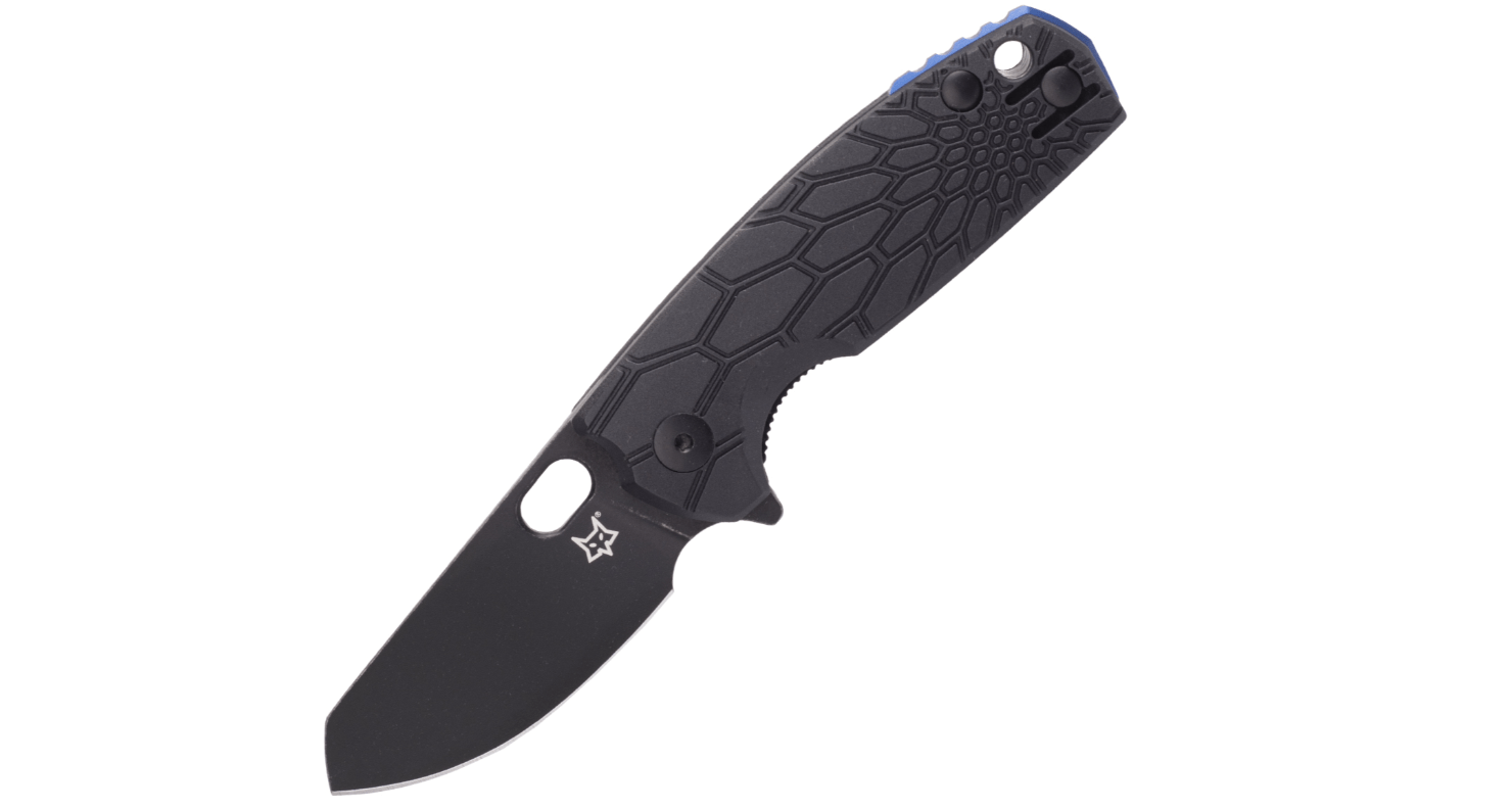 E-shop FOX Knives FX-604 B Vox Core vreckový nôž 8 cm, celočierny, FRN, hliník