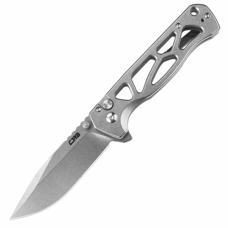 E-shop CJRB J1927-ST Chord Steel taktický vreckový nôž 8,8 cm, Stonewash, celooceľový