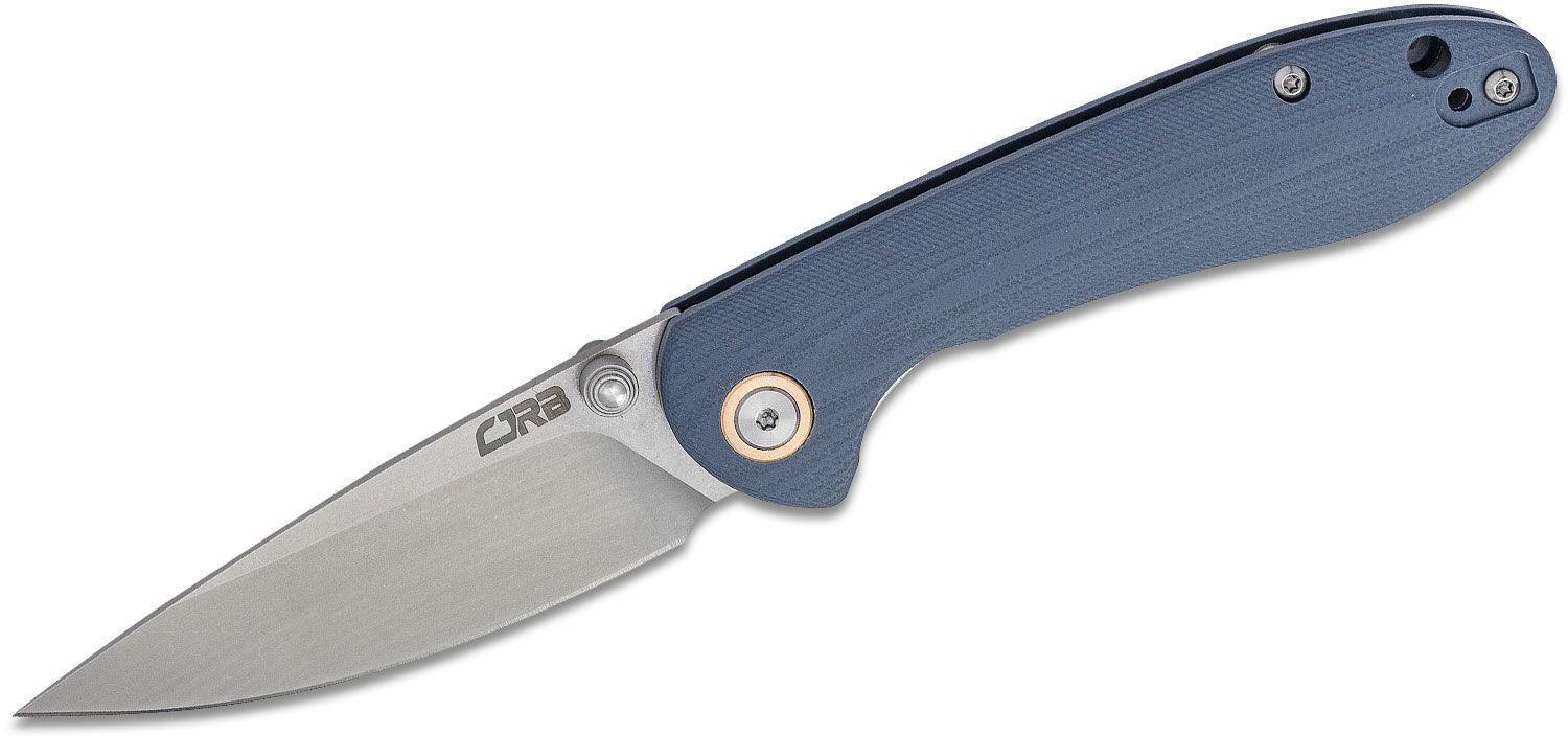 E-shop CJRB J1912S-GYC Feldspar Small vreckový nôž 7,6 cm, Stonewash, šedá, G10
