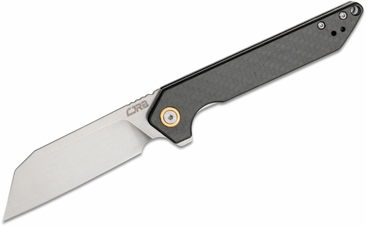 E-shop CJRB J1907-CF Rampart Carbon Fiber vreckový nôž 8,9 cm, čierna, uhlíkové vlákno