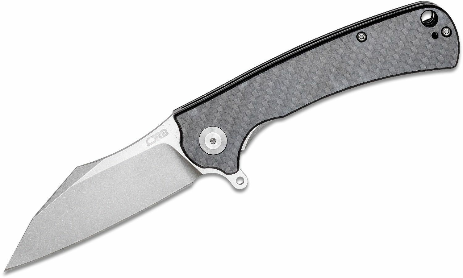 E-shop CJRB J1901-CF Talla Carbon Fiber vreckový nôž 8,7 cm, šedá, uhlíkové vlákno