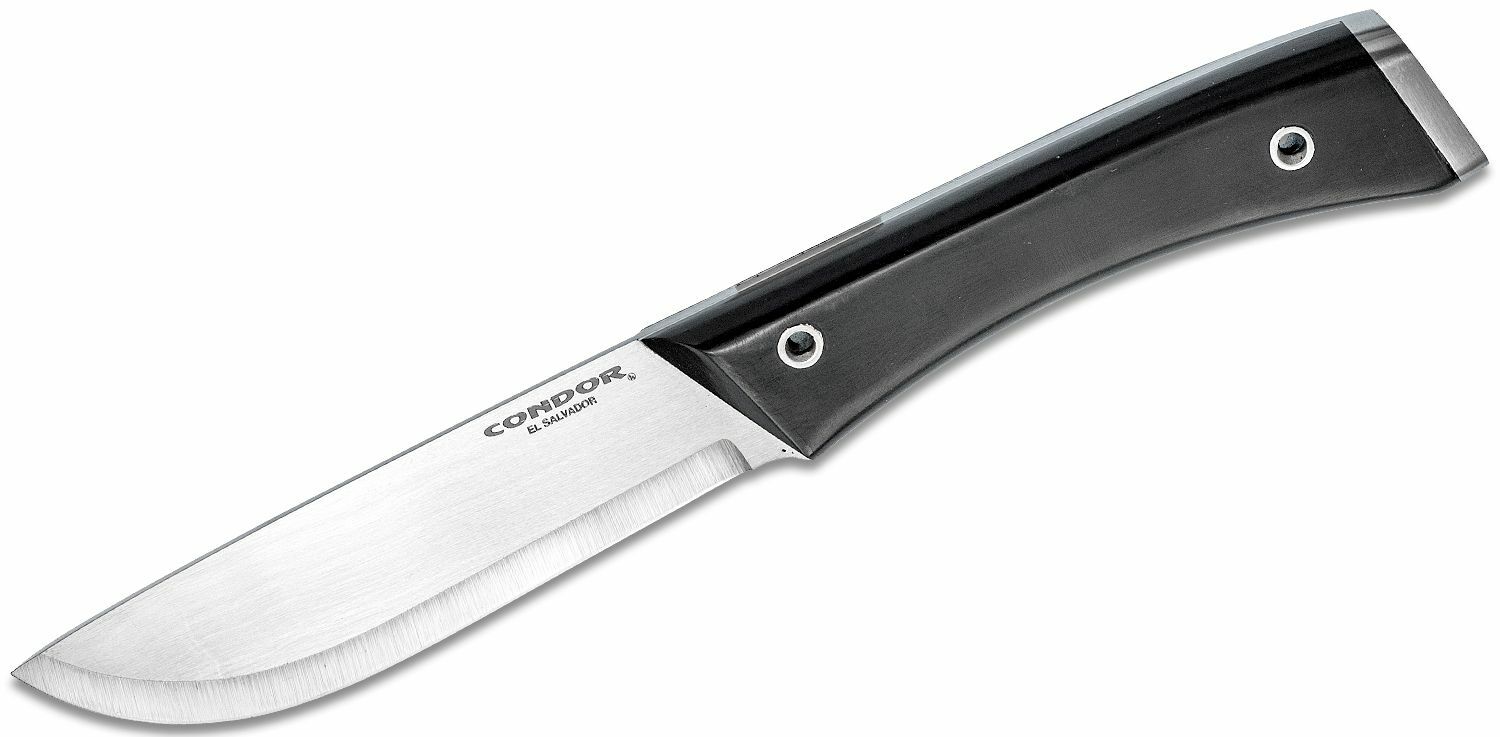 E-shop Condor CTK2822-3.86HC SURVIVAL PUUKKO nôž na prežitie 10 cm, čierna, Micarta, kožené puzdro