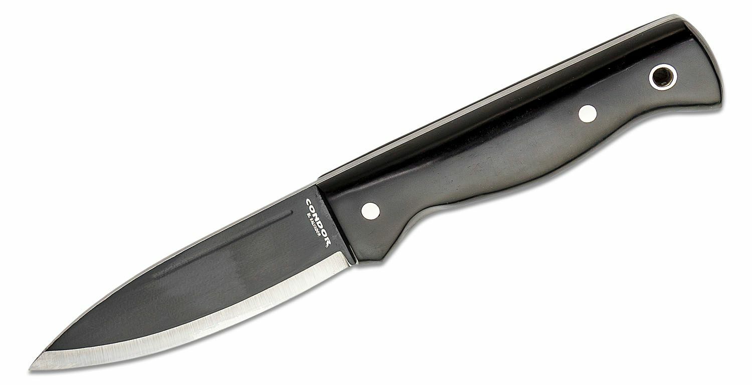 E-shop Condor CTK3959-4.3HC DARKLORE taktický a vonkajší nôž 11 cm, čierna, Micarta, puzdro Kydex