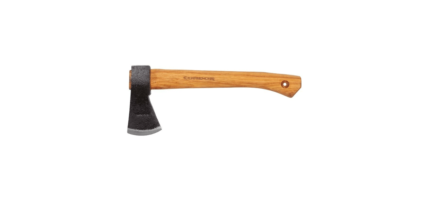 E-shop Condor CTK3930-0.77 MINI GREENLAND HATCHET kempingová sekera 350g, drevo, kožené puzdro