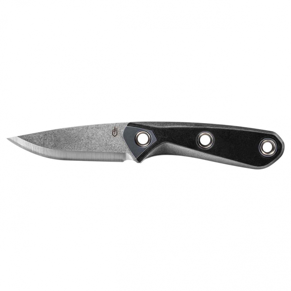 E-shop Gerber 30-001659 Principle bushcraft nôž do prírody 7,9 cm, Stonewash, čierna, plast, guma, puzdro