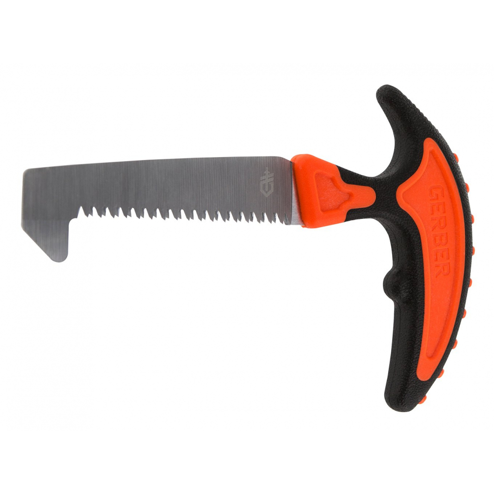 Gerber 31-003643 Vital Pack Saw malá lovecká píla 8,8 cm, čierno-oranžová, guma, nylonové puzdro