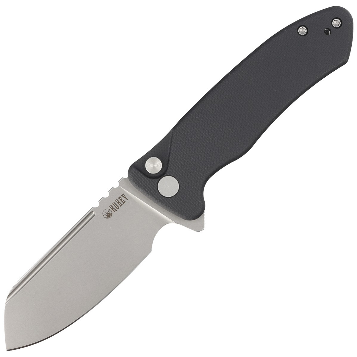 E-shop Kubey KU336E Creyon Small Black vreckový nôž 7,3 cm, čierna, G10, spona