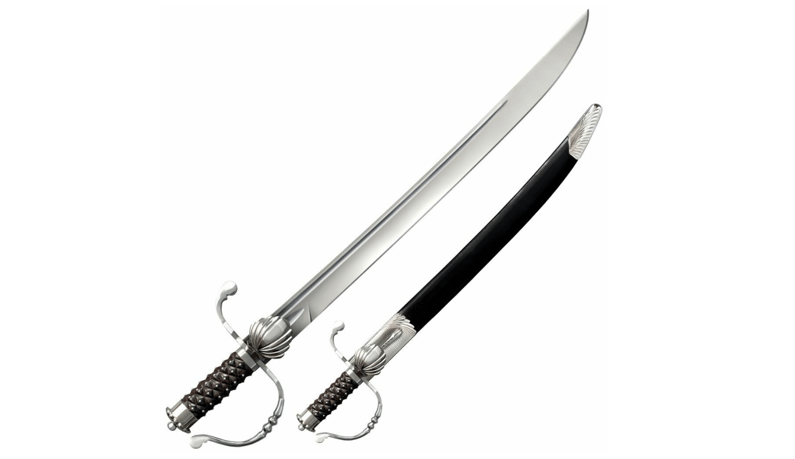 E-shop Cold Steel 88CLQ Hunting Sword zberateľský meč 61 cm, drevo, drôt, kožené puzdro