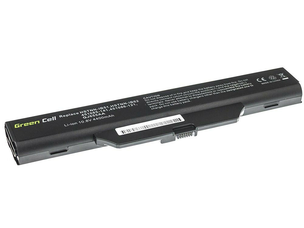 HP08 Green Cell Battery for HP 550 610 HP Compaq 6720s 6820s / 11,1V 4400mAh
