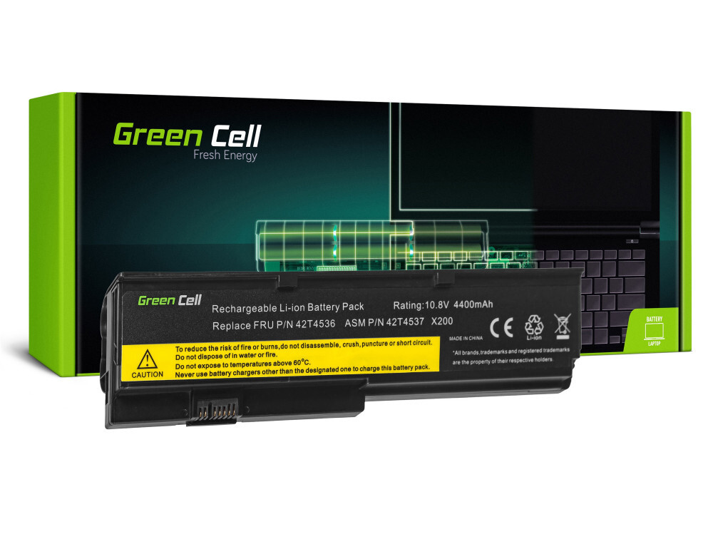 E-shop Green Cell LE16 Batéria pre Lenovo ThinkPad X200 X201 X200s X201i / 11,1V 4400mAh