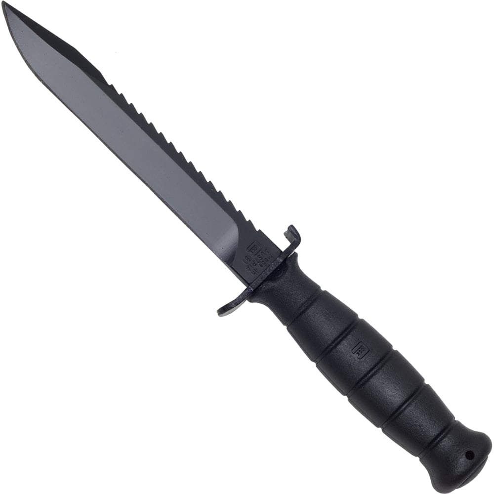 E-shop Glock FM81 Nôž na prežitie Black + pílka, 16,5 cm, čierna farba, plastové puzdro