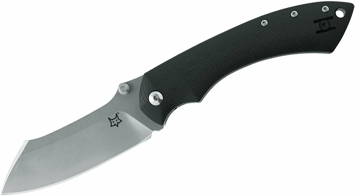 E-shop FOX knives FX-534 Pelican vreckový nôž 9 cm, Stonewash, čierna, G10
