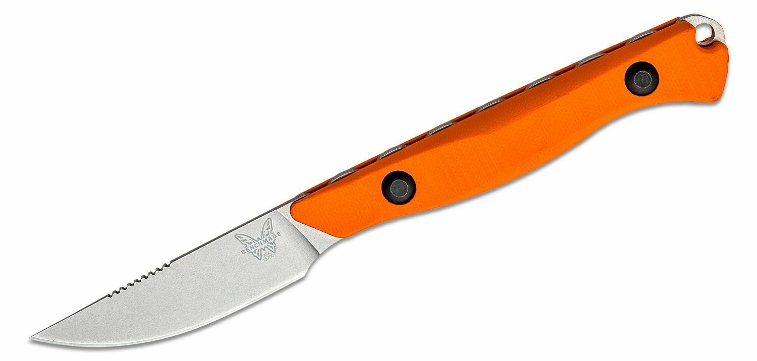 Benchmade 15700 FLYWAY lovecký nôž 6,8 cm, oranžová, G10, puzdro
