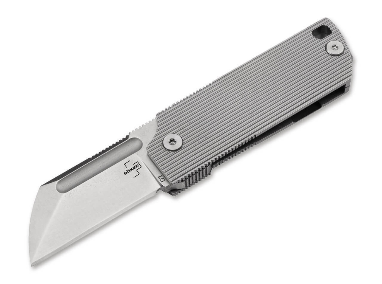 E-shop Böker Plus 01BO366 BabyX vreckový nôž 4 cm, nehrdzavejúca oceľ, spona