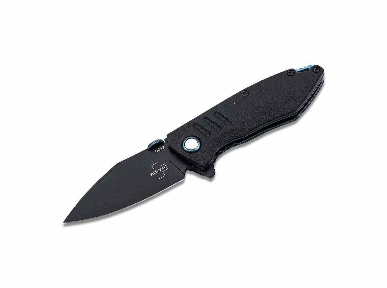 E-shop Böker Plus 01BO799 BEND vreckový nôž 6,6 cm, celočierna, GFN