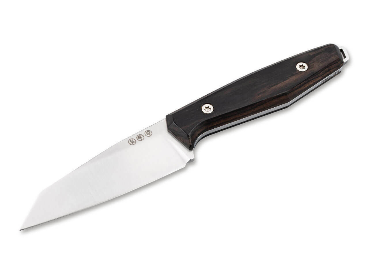 Böker Manufaktur Solingen 127502 Daily Knives AK1 všestranný nôž 7,9 cm, drevo Grenadill, puzdro