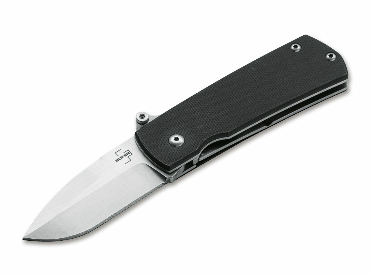 E-shop Böker Plus 01BO361 Shamsher automatický nôž 5 cm, čierna, G10, nylonové puzdro