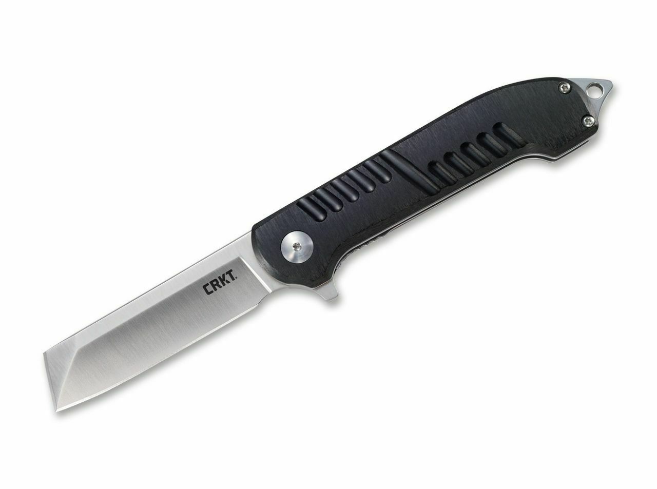 E-shop CRKT CR-4031 RAZEL™ GT BLACK vreckový nôž s asistenciou 7,7 cm, čierna, hliník, rozbíjač skla