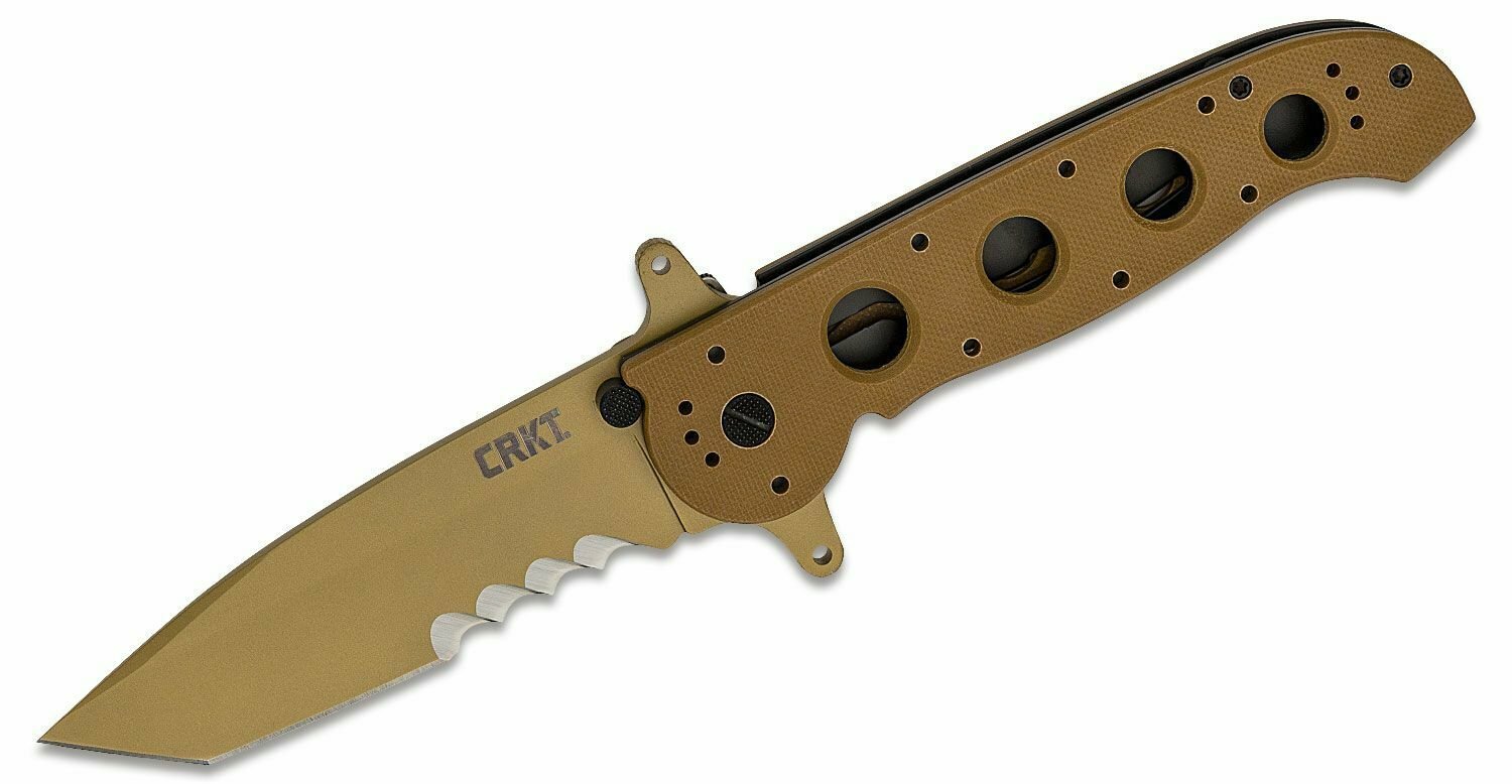 E-shop CRKT CR-M16-14DSFG M16® Special Forces vreckový taktický nôž 9,8 cm, piesková hnedá, G10