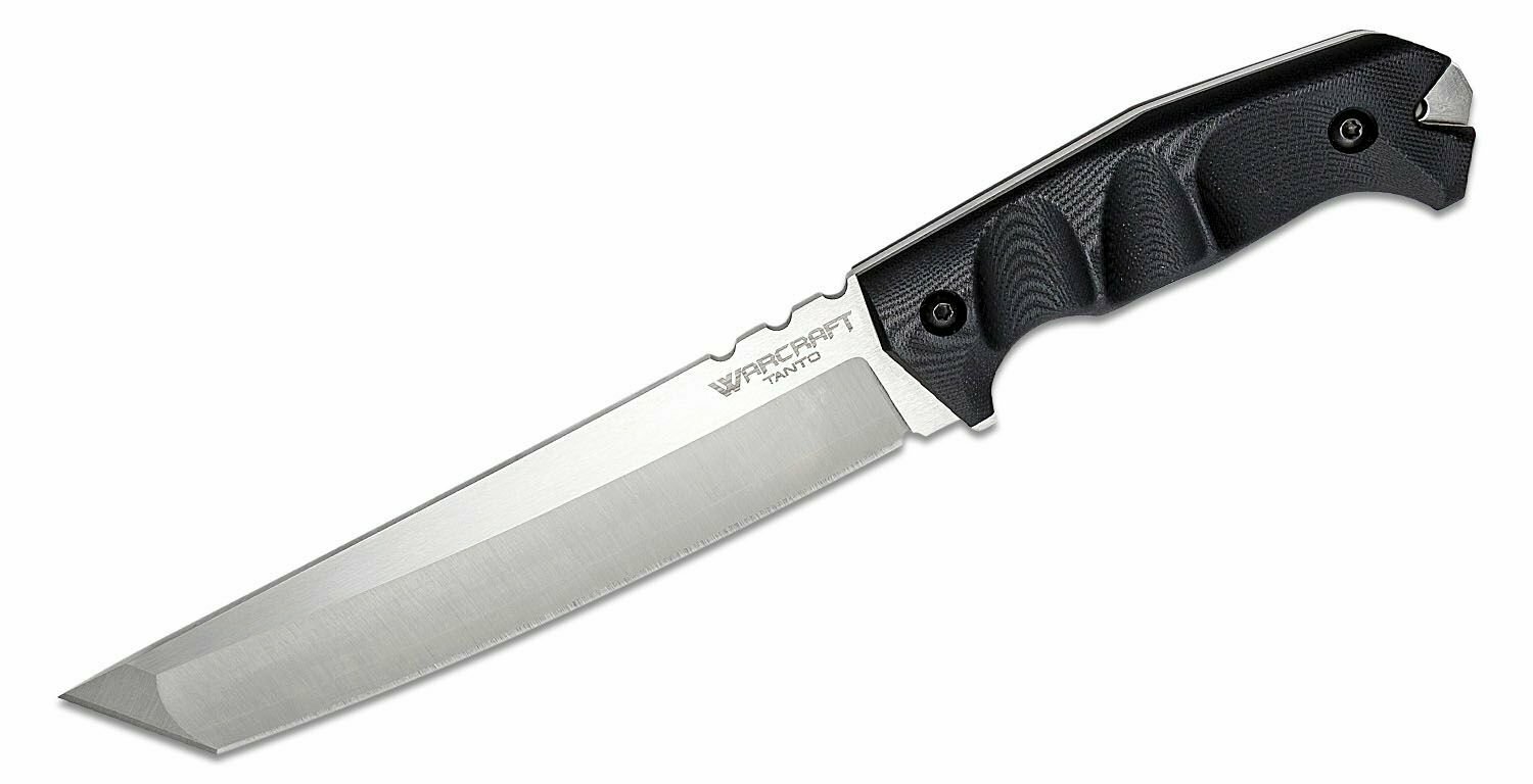 E-shop Cold Steel 13UL Large Warcraft Tanto taktický nôž 19 cm, Stonewash, čierna, G10, puzdro Secure-Ex