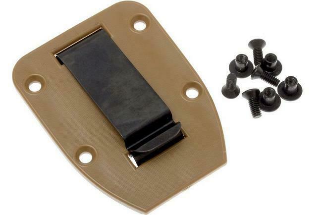E-shop ESEE ESEE-CLIP-PLATE 3/4 Clip Plate spona pre puzdro modelov 3 a 4, hnedá