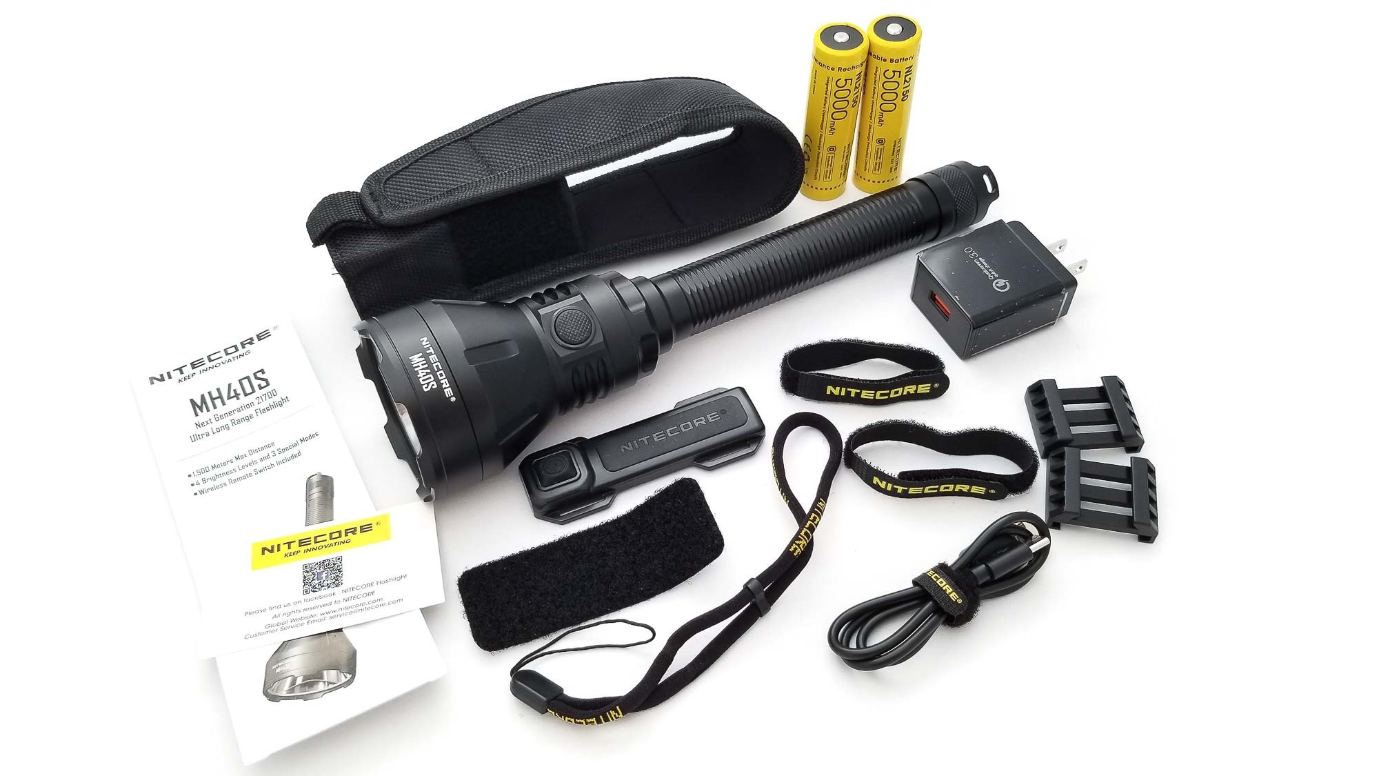 MH40S KIT Nitecore LED Searchlight Hunting Kit