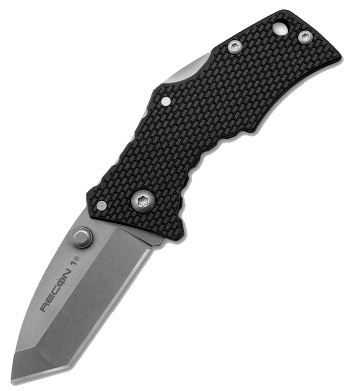 E-shop Cold Steel 27DT Micro Recon 1 Tanto menší vreckový nôž 5 cm, Stonewash, čierna, Griv-Ex