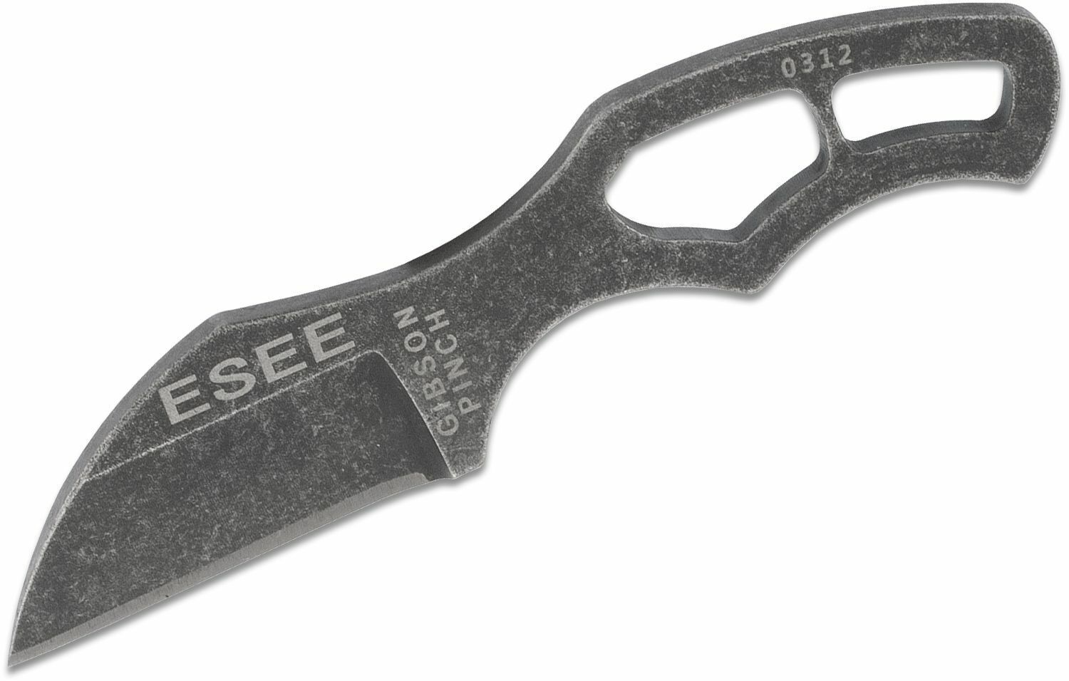 E-shop ESEE ESEE-PINCH mini nôž na skryté nosenie 3,3 cm, Black Stonewash, uhlíková oceľ, plastové puzdro