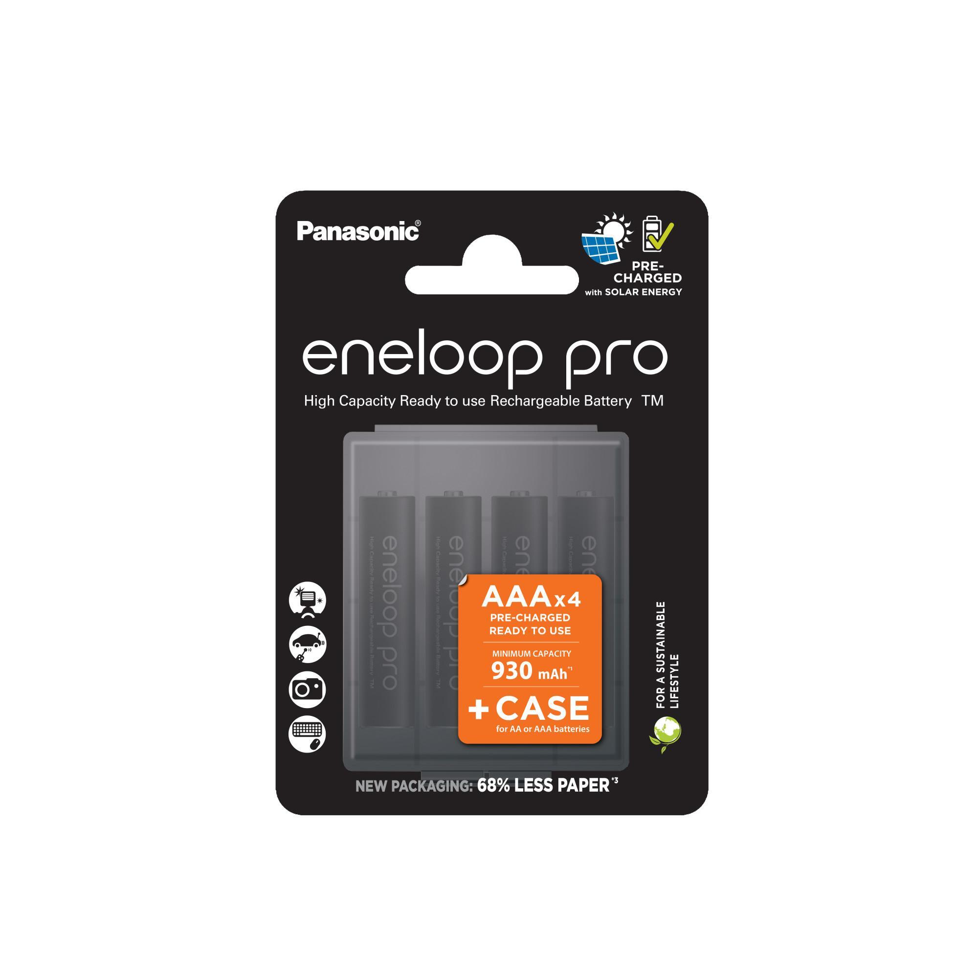 E-shop BK-4HCDEC4BE Panasonic R03/AAA AKU EKO+BOX ENELOOP PRO nabíjateľné batérie, 4ks