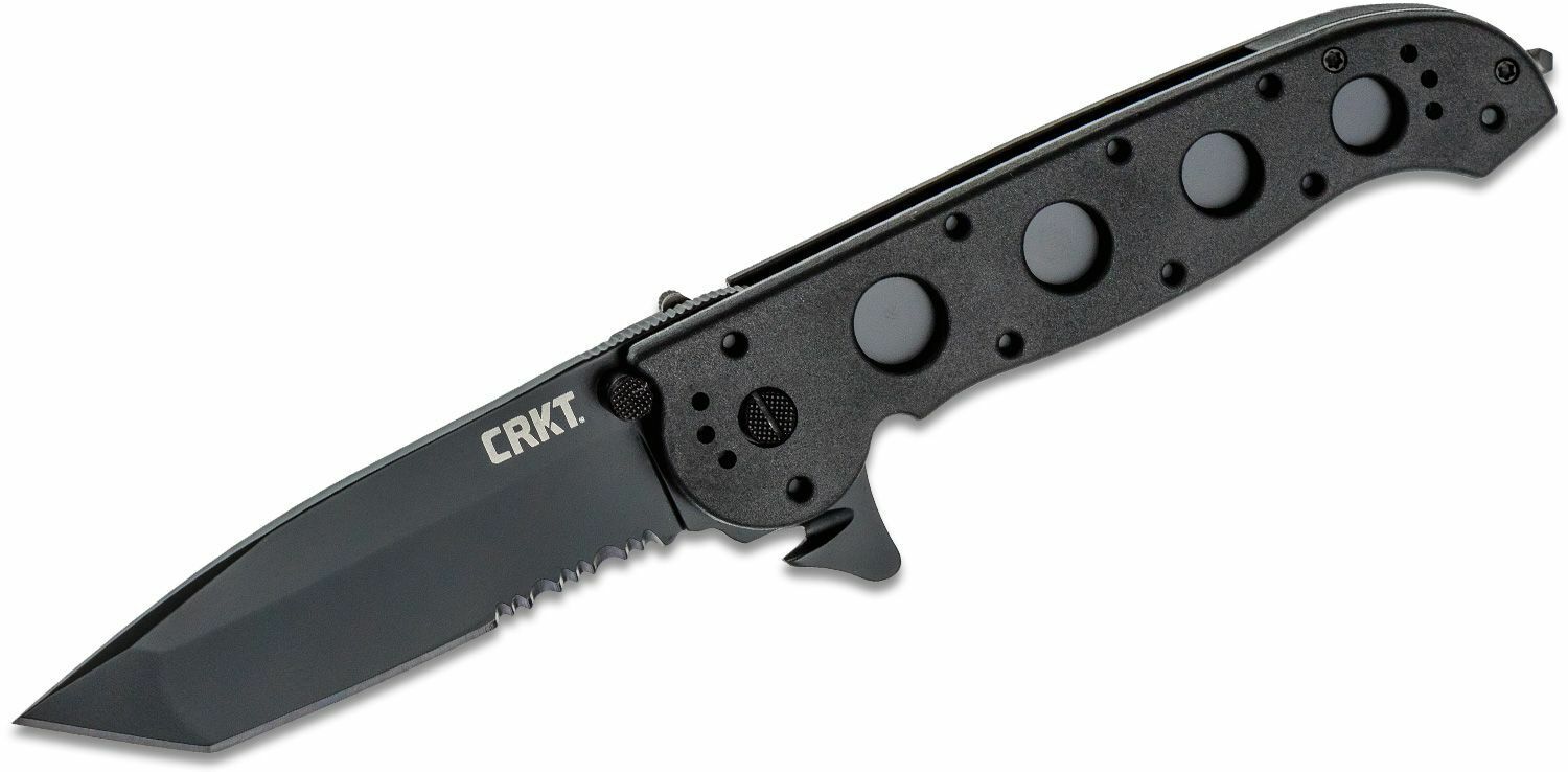E-shop CRKT CR-M16-14ZLEK M16® - 14ZLEK TANTO Blackout taktický vreckový nôž 9,5 cm, celočierny, Zytel