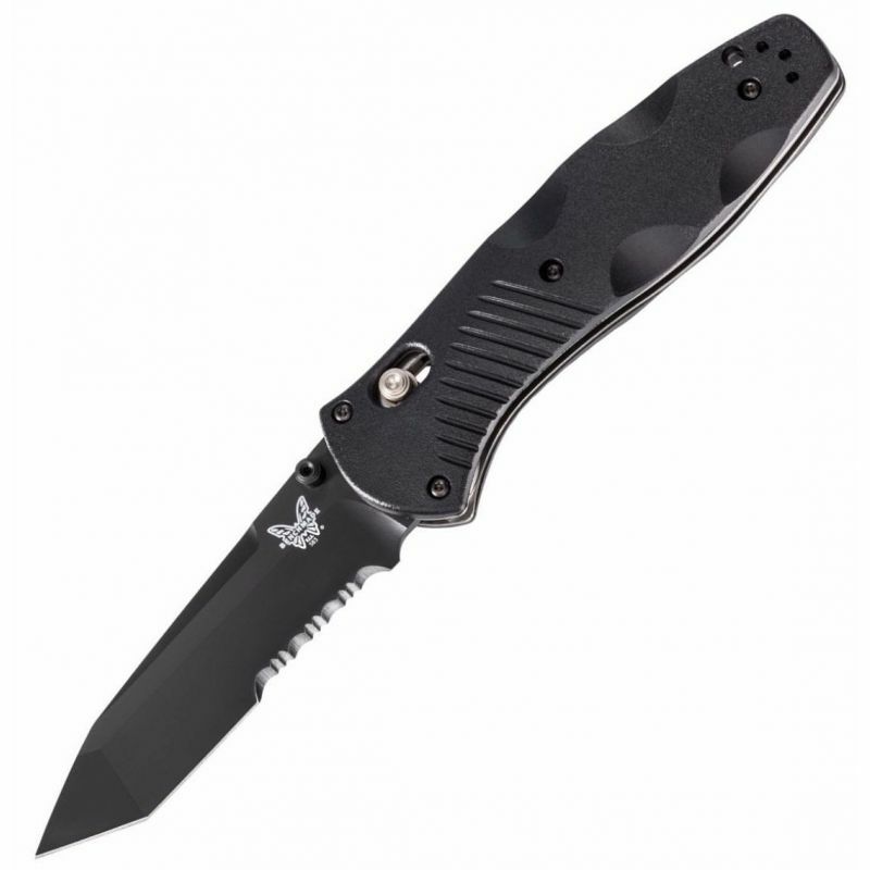 E-shop Benchmade 583SBK BARRAGE vreckový nôž s asistenciou 9 cm, celočierna, termoplast