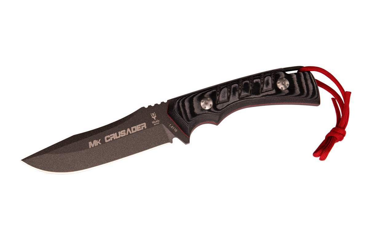 Muela Crusader 13M.N/K lovecký nôž 13 cm, čierna, Micarta, puzdro Kydex