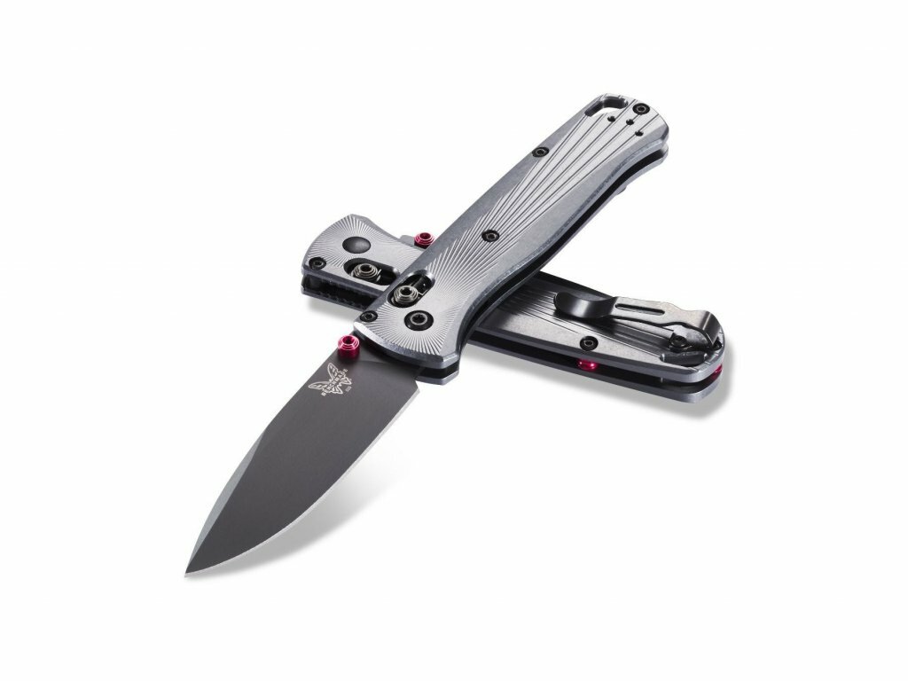 E-shop Benchmade 535BK-4 Bugout 4 vreckový nôž 8,2 cm, čierna Cerakote, tmavosivá, hliník
