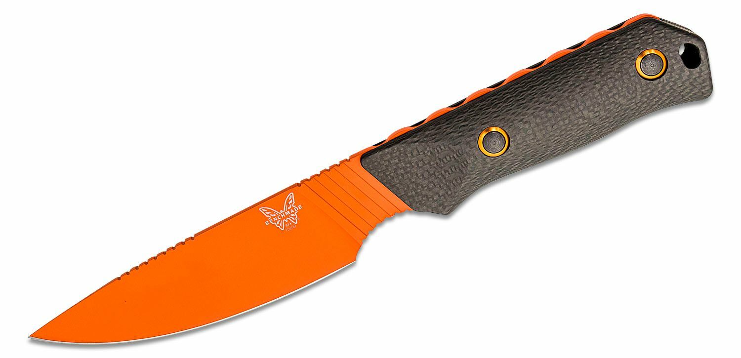 Benchmade 15600OR Raghorn Orange lovecký nôž 11,8 cm, oranžová, uhlíkové vlákno, puzdro