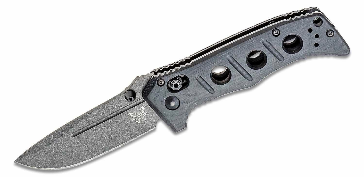 E-shop Benchmade 273GY-1 Mini Adamas Tungsten taktický nôž 8,3 cm, sivá, čierna, G10