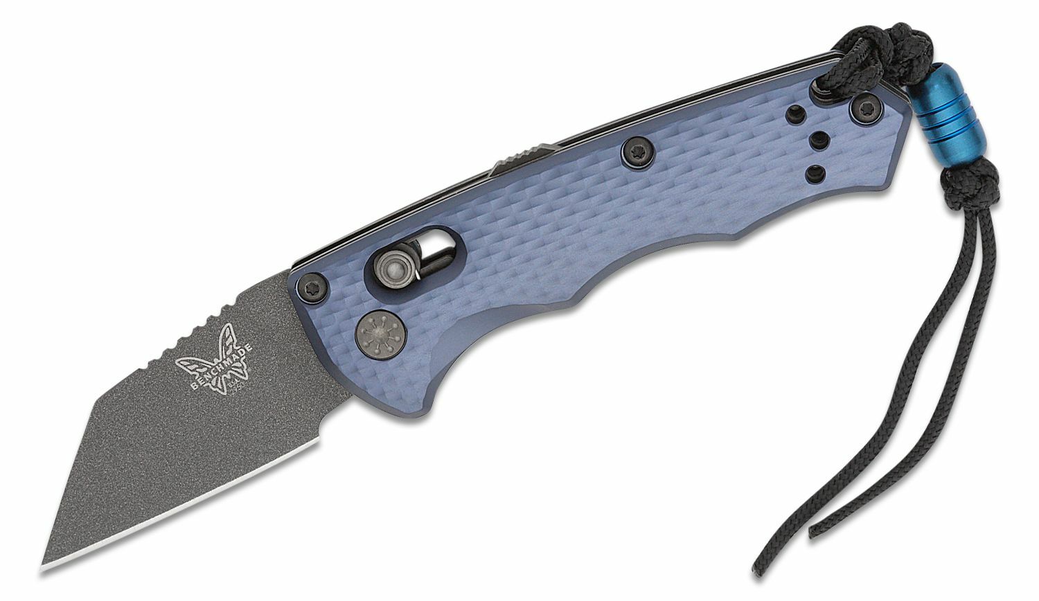 E-shop Benchmade 2950BK PARTIAL IMMUNITY Crater Blue malý vreckový nôž 5 cm, čierna, modrá, hliník
