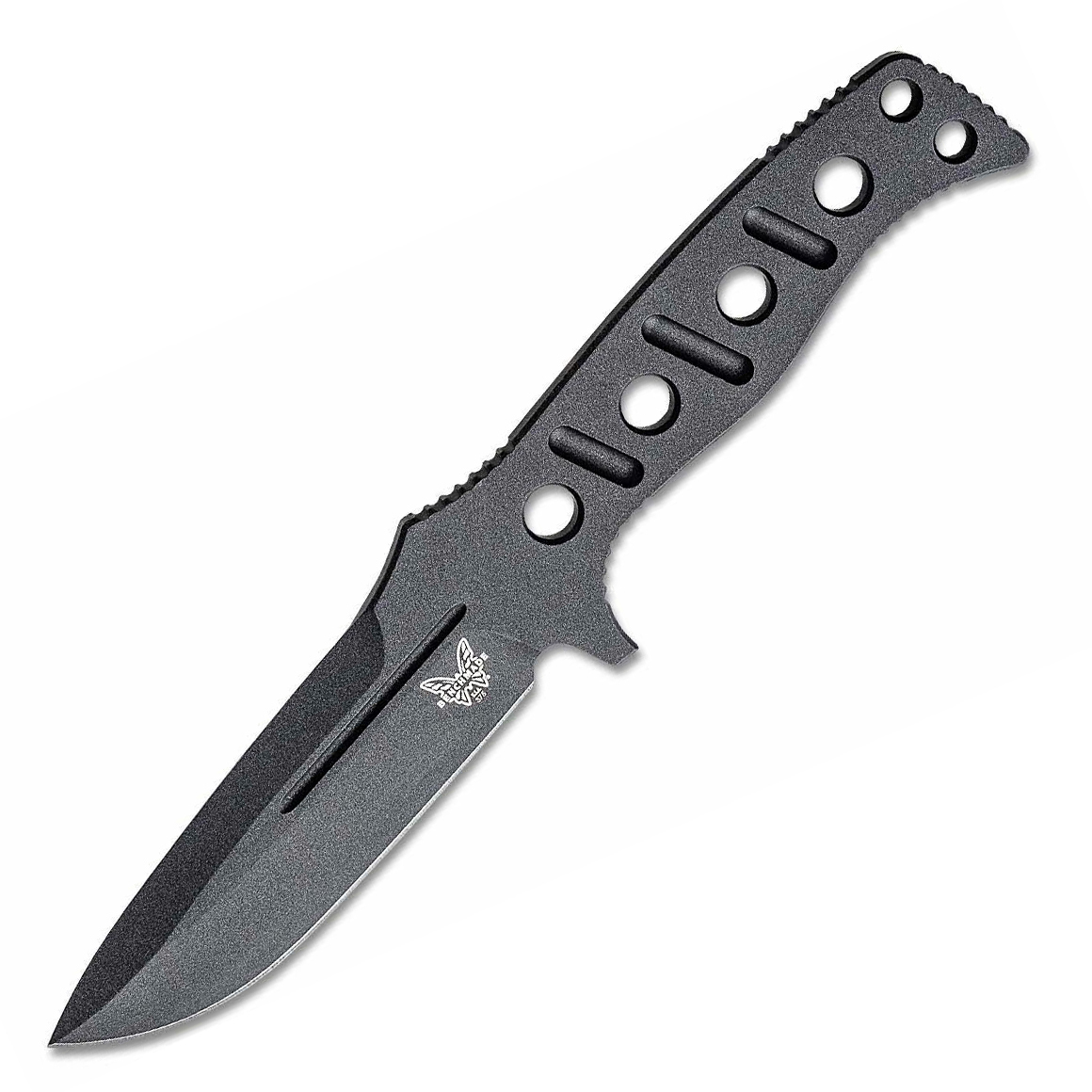 E-shop Benchmade 375BK-1 ADAMAS taktický nôž 10,7 cm, Cerakote, celočierna, celooceľový, puzdro MOLLE