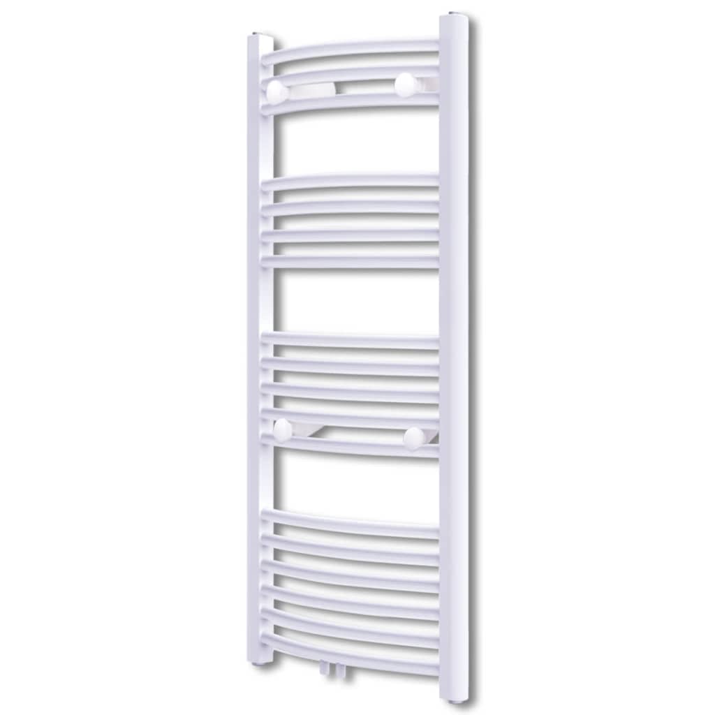 E-shop Multidom Rebríkový radiátor na centrálne vykurovanie, zaoblený 600x1160 mm