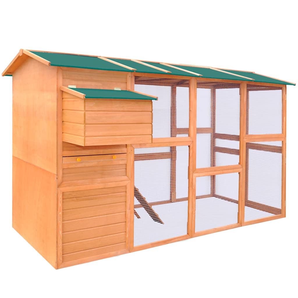 E-shop Multidom Kurín pre hydinu, drevo 295x163x170 cm