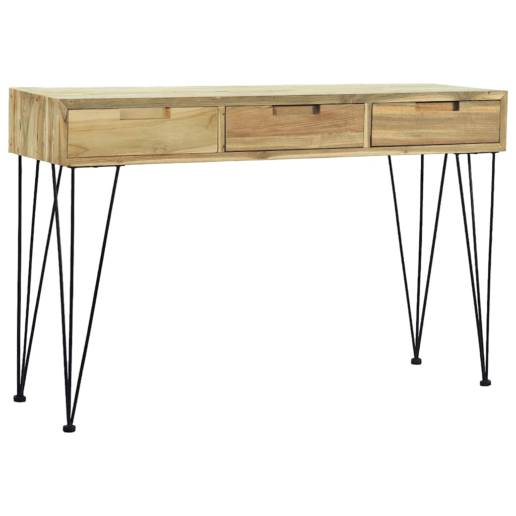 Multidom Príručný stolík, 120x35x76 cm, masívne teakové drevo