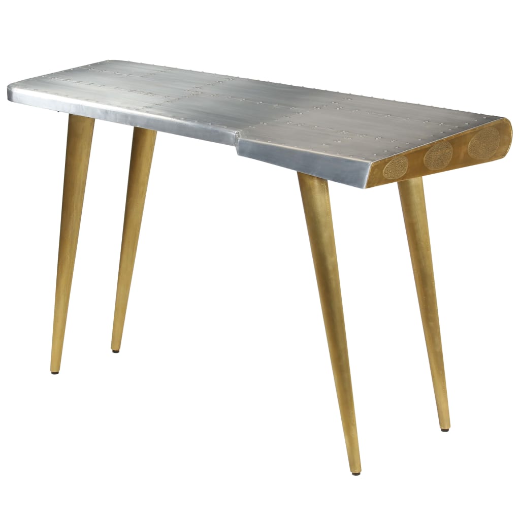 Multidom Písací stôl Aviator vo vintage leteckom štýle 120x60x76 cm