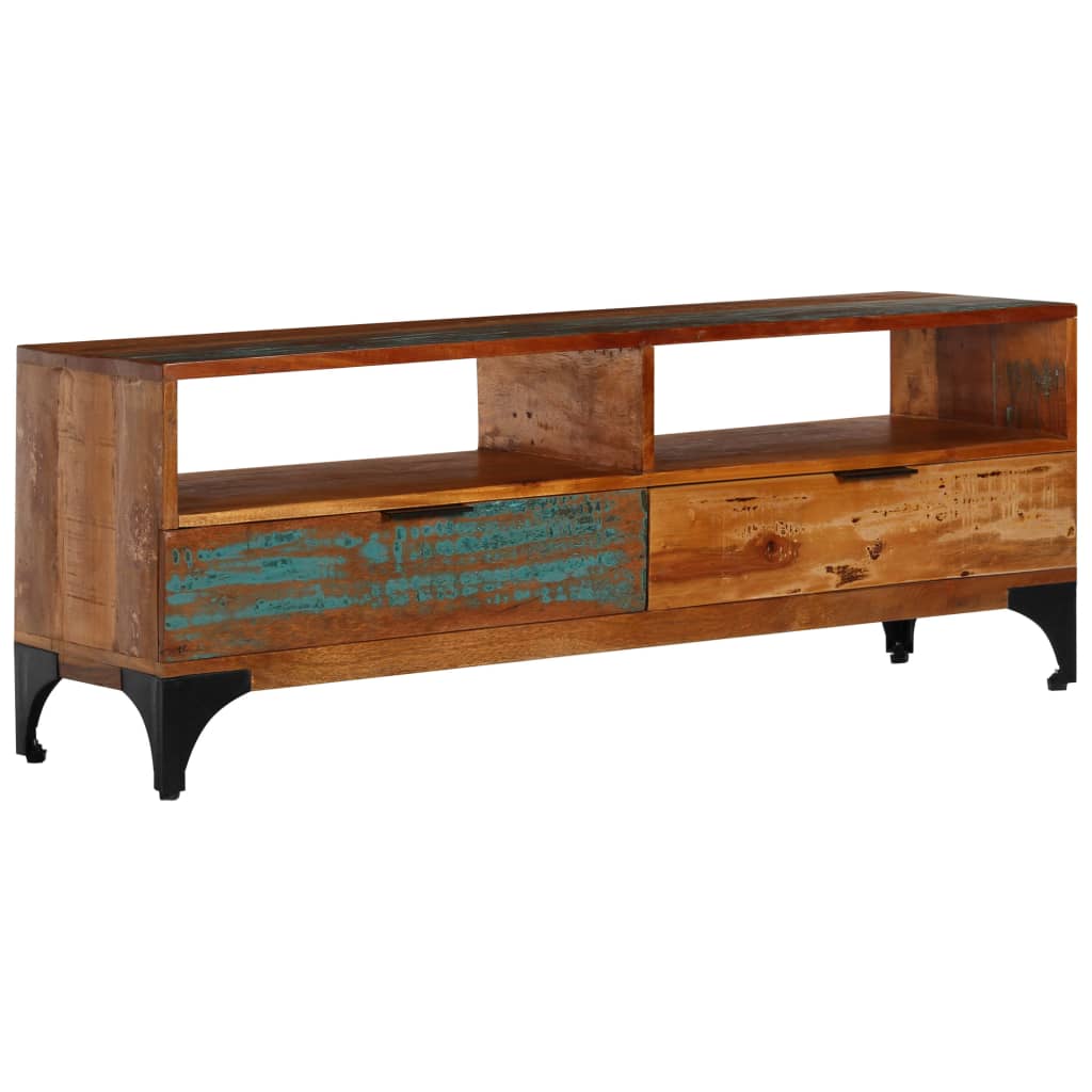 E-shop Multidom TV skrinka 118x35x45 cm, recyklovaný masív